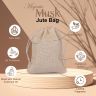 Allextreme Hanging Wood Jute Bag Car Perfume Scent - Majestic Musk Fragrance for 30 Days Diffuser Interior Car-Accessories Air Freshener with Essential Oil Aroma (Set of 1, 40g)