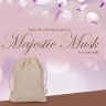 Allextreme Hanging Wood Jute Bag Car Perfume Scent - Majestic Musk Fragrance for 30 Days Diffuser Interior Car-Accessories Air Freshener with Essential Oil Aroma (Set of 1, 40g)