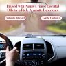 Allextreme Hanging Wood Jute Bag Car Perfume Scent - Rare Rose Fragrance for 30 Days Diffuser Interior Car-Accessories Air Freshener with Essential Oil Aroma (Set of 1, 40g)