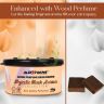 Allextreme Dashboard Wood Car Perfume Diffuser Scent - Majestic Musk Fragrance for 30 Days Interior Car-Accessories Air Freshener with Essential Oil Aroma (Set of 1, 40g)