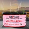 Allextreme Dashboard Wood Car Perfume Diffuser Scent - Rare Rose Fragrance for 30 Days Interior Car-Accessories Air Freshener with Essential Oil Aroma (Set of 1, 40g)