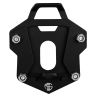 Allextreme Bike Side Stand Extender Motorcycle Kickstand Pad Enlarger Base Compact Strong & Durable Support Plate Compatible with Himalayan (Pack of 1, Black)
