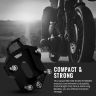 Allextreme Bike Side Stand Extender Motorcycle Kickstand Pad Enlarger Base Compact Strong & Durable Support Plate Compatible with Himalayan (Pack of 1, Black)