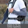 Allextreme Arm Sleeves and Balaclava Combo Hand UV Protection Cover & Riding Full Face Mask Set for Men Women Cycling Biking Outdoor Use (1 Pair Arm Sleeves & Balaclava- Dark Grey)