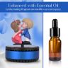AllExtreme Solar Powered Car Perfume Diffuser Lovely Couple Design Auto Rotation Air Freshener Aromatherapy Fragrance Dispenser with Perfumed Liquid for Dashboard (Ocean Fragrance, Pack of 1)
