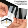 AllExtreme 5m Car Door Edge Entry Guard Universal Sill Strip Trim Edge Protection Film Scratch Cover Protector Hood Sticker- Black