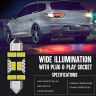 AllExtreme EXT101A 6 LED Universal Interior Parking Light Super Bright Pilot License Plate Dome Indicator Lamp Bulb Festoon Lights for Car Motorcycle and Bike (3W,White, 2pcs)