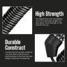 Allextreme Anti-Theft Cable Lock with 4 Digit Resettable Combination Multi-Purpose Heavy Duty Long Coiled Security Protection Locks for Bike Cycle Helmet and Luggage (Pack of 1, Black)