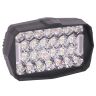 Allextreme 30W LED Fog Lamp 9-85V DC Power 3000 Lm High Brightness Bar Lights External Spotlight with Mounting Bracket Universal Fit for All Cars and Bikes (Cool White/Red, Pack of 1)