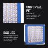 Allextreme 42W LED Fog Lamp 9-85V DC Power 7000 Lm High Brightness Bar Lights External Spotlight with Mounting Bracket Universal Fit for All Cars and Bikes (Warm White/Yellow, Pack of 1)