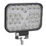 Allextreme 64W LED Fog Lamp 9-85V DC Power 7000 Lm High Brightness Bar Lights External Spotlight with Mounting Bracket Universal Fit for All Cars and Bikes (Yellow/Warm White, Pack of 1)