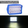 Allextreme 15W LED Fog Light DC 12V 1500Lm High Brightness 3000-7000K Color Temperature Universal 21 Beads Spotlights For All Car Bike Motorcycle Scooty (1Pc, Yellow & White)