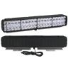 Allextreme 24W 9-85V DC Power 9000 Lm High Brightness LED Fog Lamp Bar Lights External Spotlight with Mounting Bracket Universal Fit for All Cars and Bikes (Warm White/Cool White, Pack of 1)