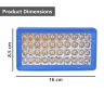 Allextreme 24W LED Fog Light 7000Lm High Brightness DC 9-85V 40 Beads 3 Modes 3000K-5000K Color Temperature Spotlights Universal For All Car Bike Motorcycle Scooty (1Pc, Yellow & White)