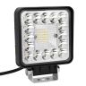 Allextreme Fog Lamp 24W 9-85V DC Power 7000 Lm High Brightness LED Bar Lights with Mounting Bracket Universal Fit for All Cars and Bikes (Warm White/Cool White, Pack of 1)