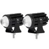 Allextreme 15W LED Fog Light 80V High Brightness Three Colour Spotlights with Projector Lens Universal Headlight For All Car Bike Motorcycle Scooty (Pack of 2, Yellow/White/Red)