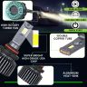 Allextreme Hyperdrive 9005/9012 200W LED Headlight Conversion Kit 22000LM Ultra Bright Beam IP68 Waterproof Fog Light Chip 4300K Easy Install Car Headlamp Bulbs for Automobiles (2Pcs, Warm Yellow)