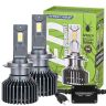 Allextreme Hyperdrive H7 200W LED Headlight Conversion Kit with 22000LM Ultra Bright Beam Fog Light Chip IP68 Waterproof Easy Install 4300K Car Headlamp Bulbs for Automobiles (2Pcs, Warm Yellow)