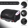 AllExtreme 35L Motorcycle Tail Bag Lightweight Multi-Pocket Biker Storage with 4 Point Mounting System YKK Pullers Zippers & Removable Strap for All Motorcycles (Pack of 1 Black)