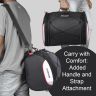 AllExtreme 35L Motorcycle Tail Bag Lightweight Multi-Pocket Biker Storage with 4 Point Mounting System YKK Pullers Zippers & Removable Strap for All Motorcycles (Pack of 1 Black)