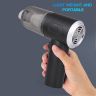 Allextreme 3IN1 Portable Car Vacuum Cleaner with Blower USB Rechargeable Wireless Handheld Car Vacuum Cleaner Traveling, Camping Reusable,Portable,Rechargeable Vacuum with Blower (1 Set)