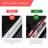 AllExtreme Car Door Foot Step Entry Guard Protector Strip TRD Print Anti-Scratch Scuff Plate with Adhesive for All Cars (Set of 1, Black & Red)