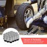 AllExtreme M12x1.5mm Wheel Nuts Close End Chrome Plated Steel Alloy Lug Nut Set with Aluminum Cap & Key for Cars Wheels Tyres (20Pcs)