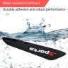AllExtreme Universal Car Door Guard Anti Scratch Bumper Trim Door-Edge Rubber Paint Protector Sticker Fits All Cars & Vehicles (4Pcs, Black)