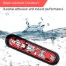 AllExtreme Universal Car Door Guard Trim Anti Scratch Bumper Door-Edge Rubber Paint Protector Sticker Compatible with All Cars & Vehicles (4Pcs, Red/Black)