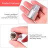 AllExtreme M12x1.5mm Locking Steel Alloy Wheel Lock Bolts 60Deg Tapered Close End Security Nuts with Key for Car Truck Wheels (5Pcs, Random Colour)