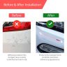 AllExtreme Anti-Collision Patch Front and Rear Universal Bumper Guard Strip Adhesive Anti-Scratch Door Sill Protector Trim for Car Doors Edge (White, Set of 1)
