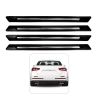 AllExtreme Anti-Collision Patch Front and Rear Universal Bumper Guard Strip Adhesive Anti-Scratch Door Sill Protector Trim for Car Doors (4 Pcs 1, Black)