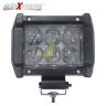 Allextreme EX6OL2P 6 LED Fog Light Bar 4 inch Waterproof High Beam CREE Work Light for Motorcycle Car Truck and Jeep (18W, White Light, 2 PCS)