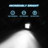 Allextreme EX4L131 4 LED CREE 4D Optic Fog Light Driving Lamps Waterproof Projector Light (16W, Pack Of 2)