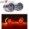 Allextreme EXLXSB2 Stylist Handlebar End LED Turn Signal Indicator Light compatible for Bullet 350cc & 500cc (Amber Light, 2 PCS)