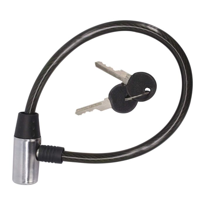AllExtreme EXLMSH6 Heavy Duty Helmet Lock Anti-Theft Multipurpose Steel Cable Safety Lock with 2 Keys for Bike, Bicycle & Cycle (Color May Vary)