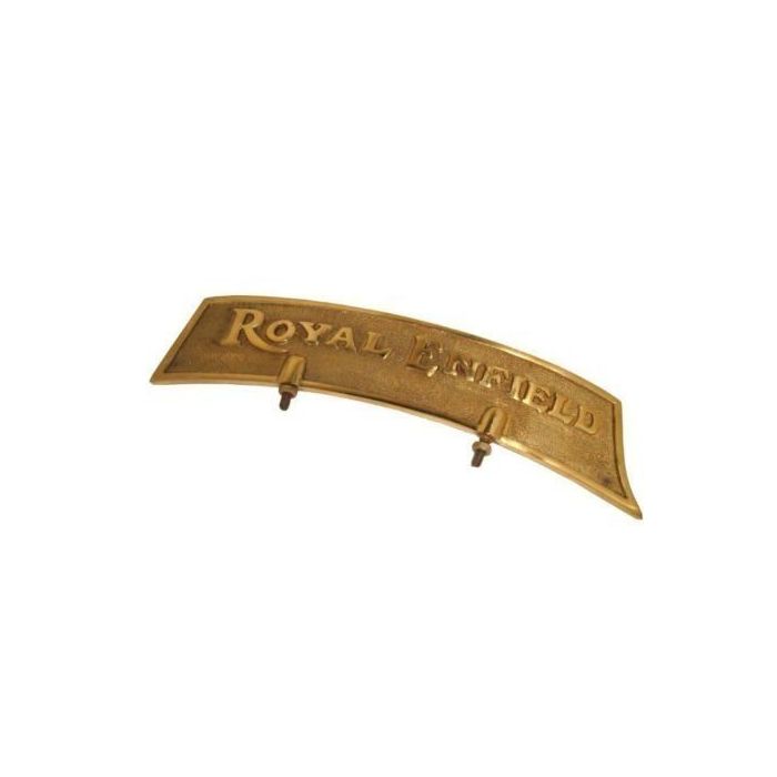 AllExtreme EXTFP1G T Front Fender Plate Brass Material Perfect Accessory for Cruiser Motorcycles Offers Classy Cool & Royal Look (Golden)