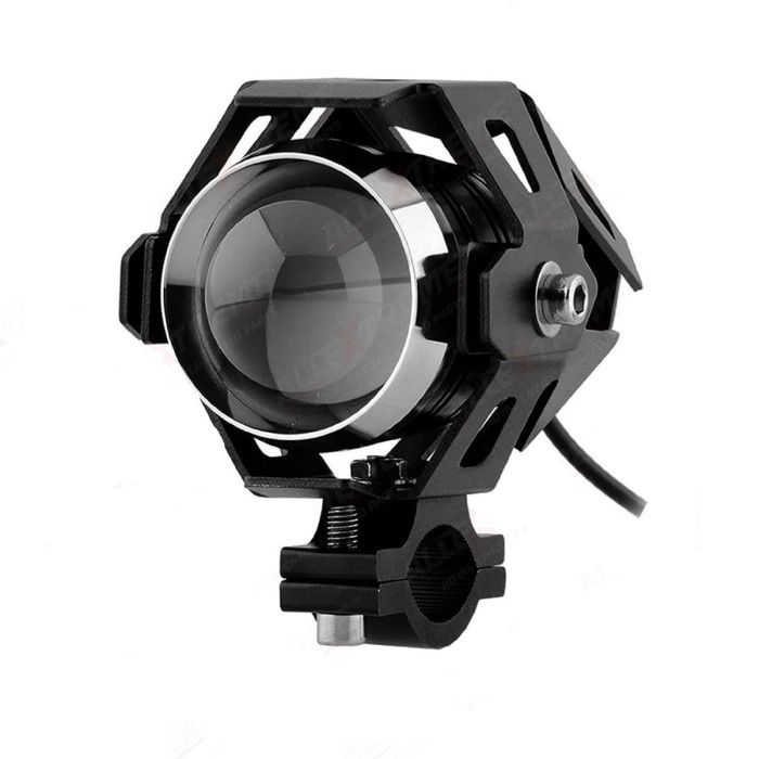 AllExtreme EXU5BW1 U5 CREE LED Fog Light Work Lamp with Hi/Low, Flashing Beam for Cars and Motorcycles (10W, White Light, 1 PC)