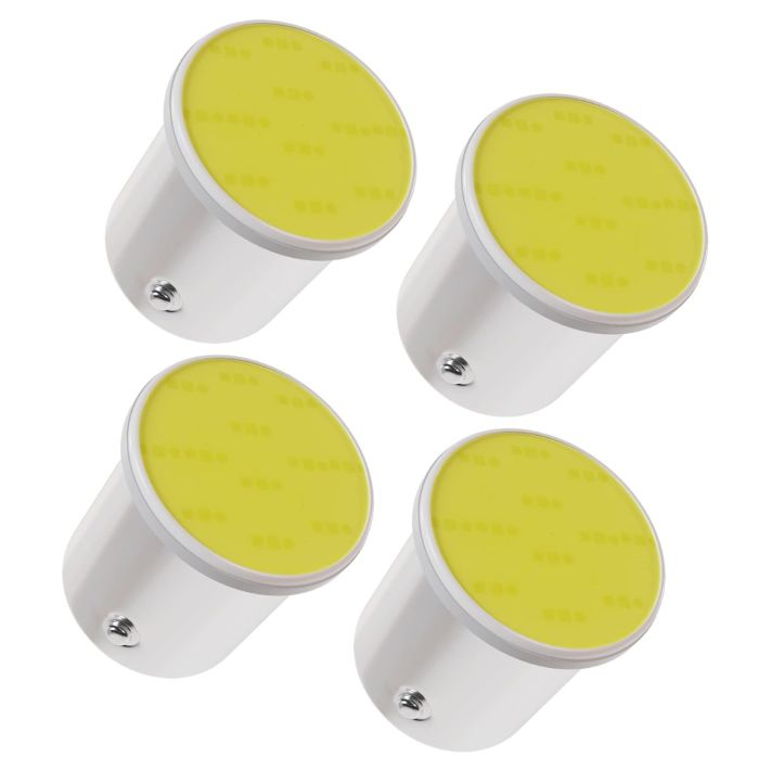 Allextreme T10 LED Front & Back Indicator Light 22 SMD COB Chip 6000K Universal Fit Turn Signal Super Bright Blinkers with Intelligent IC Driver (4W, Set of 4)