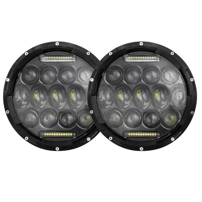 Allextreme 3 LED Headlight Lamp Universal