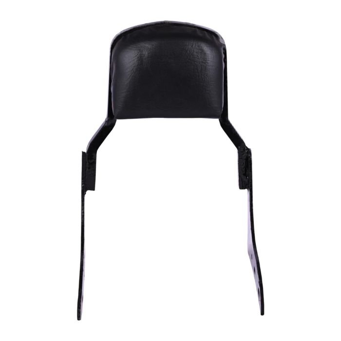 AllExtreme EXBT2HB Harley Style Heavy Duty Bike Pillion Backrest Passanger Rear Seat Back Support Rest Compatible for BS3 and BS4 Model Bullet 350cc and 500cc (Black)