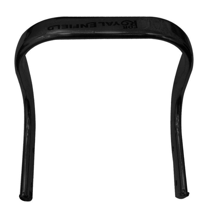 AllExtreme EXSRC1B Stainless Steel Backrest Bike Back Support Rear Seat Rest Compatible for BS3 and BS4 Model Bullet 350cc and 500cc (Black)
