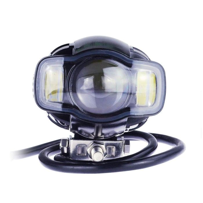 AllExtreme EXFSUL1 Motorcycle LED Headlight Super Bright CREE Chip Off Road Driving Fog Lamp for Night Driving (20W, White Light, 1 PC)