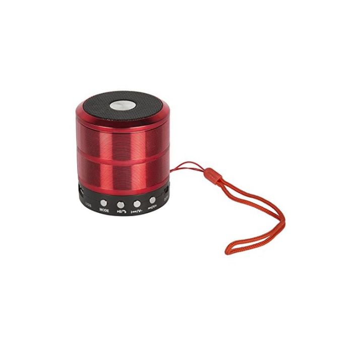 Allextreme WS-887 Wireless v2.1 Portable Mini Bluetooth Speaker with TF Card Hi-fi Stereo Multi-Media MP3 Music Player Compatible with All Android, iOS & Windows Devices (1 PC, Random Colour)