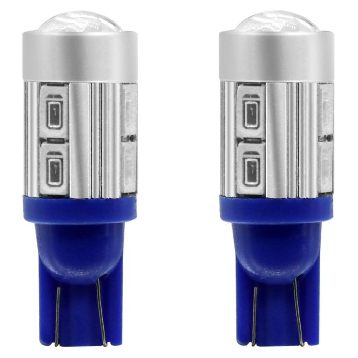 Allextreme EXBA9SBL LED Parking Light Super Bright Interior Pilot License Plate Dome Indicator Lamp Bulb for Car Bike and Motorcycle (3W, Blue, 2 PCS)