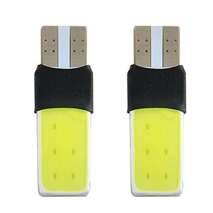 Allextreme EX57T10 Universal T10 LED Parking Light License Plate Interior Indicator Lamp Bulb for Car, Bike & Motorcycle (2 PCS)