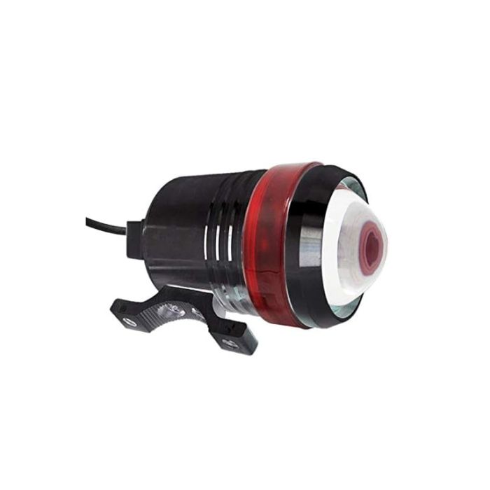 Allextreme EXU3R1P U3 CREE LED Fog Light Universal Waterproof Headlamp with Mounting Brackets for Motorcycle and Cars (9W, White & Red Light, 1 PC)
