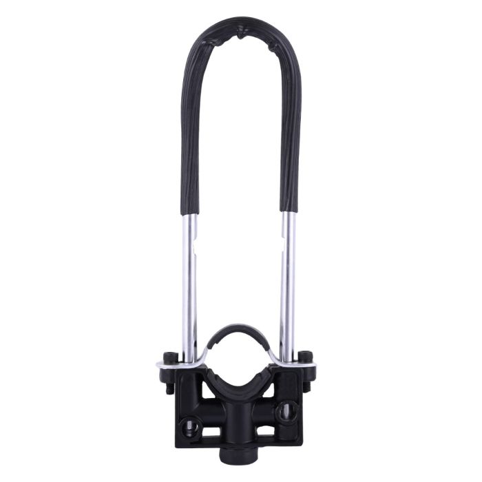 AllExtreme EXM2ULK Heavy-Duty Lancer Bike Lock Front Wheel Shocker Anti-Theft Safety with Mounting Bracket for Motorcycles Dirt Bikes Mountain Biking (Black)