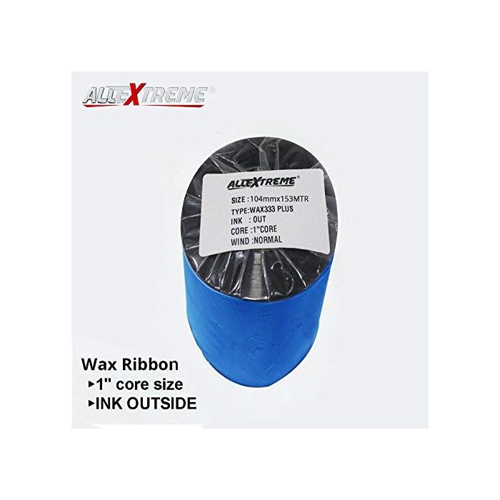 AllExtreme Thermal Transfer Resin Enhanced Wax Ribbon Ink Outside for Barcode Label Tag Printing (42MM*200M, Pack of 2)