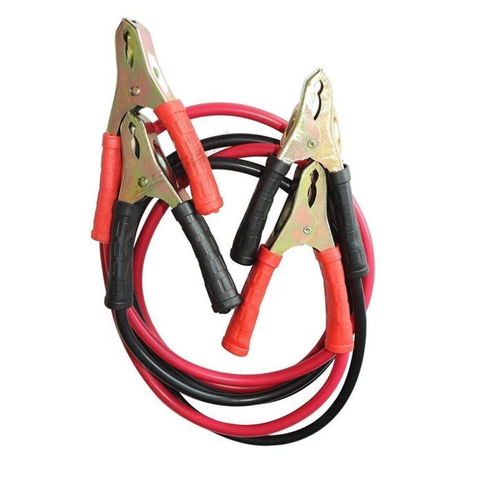 AllExtreme EX500A1 Universal Car Auto Battery Booster Jumper Cables with Alligator Wire Clamp for Car Truck Off Road Vehicle (500 Amp, 2.21 M)